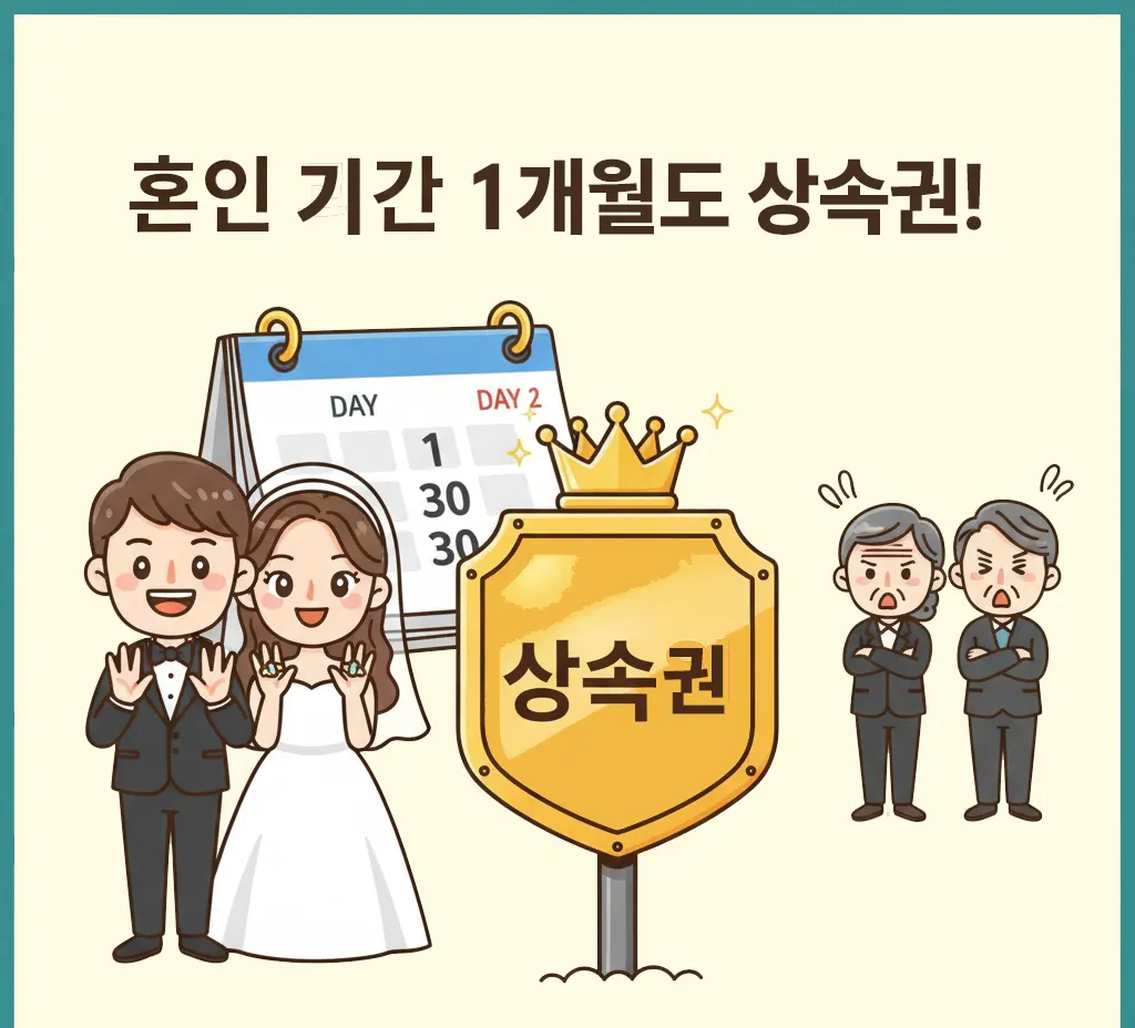 재혼배우자상속, 기간 1년 미만도 상속권 인정될까? - 이미지 1