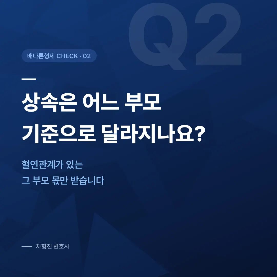 배다른 형제 상속, 어떤 경우 상속인이 될까? - 이미지 2